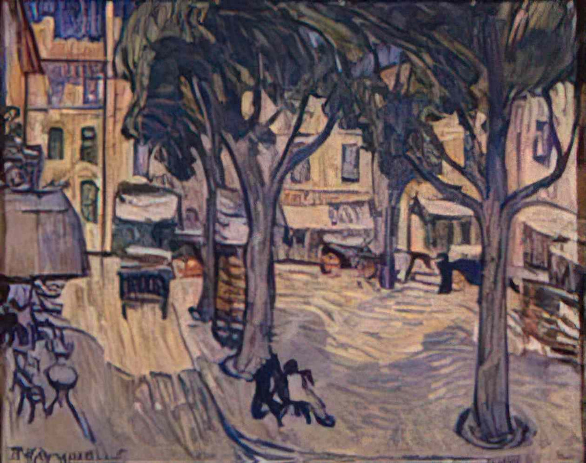 Pyotr Konchalovsky the city of arles the square 1908 Art A4 Photo Print