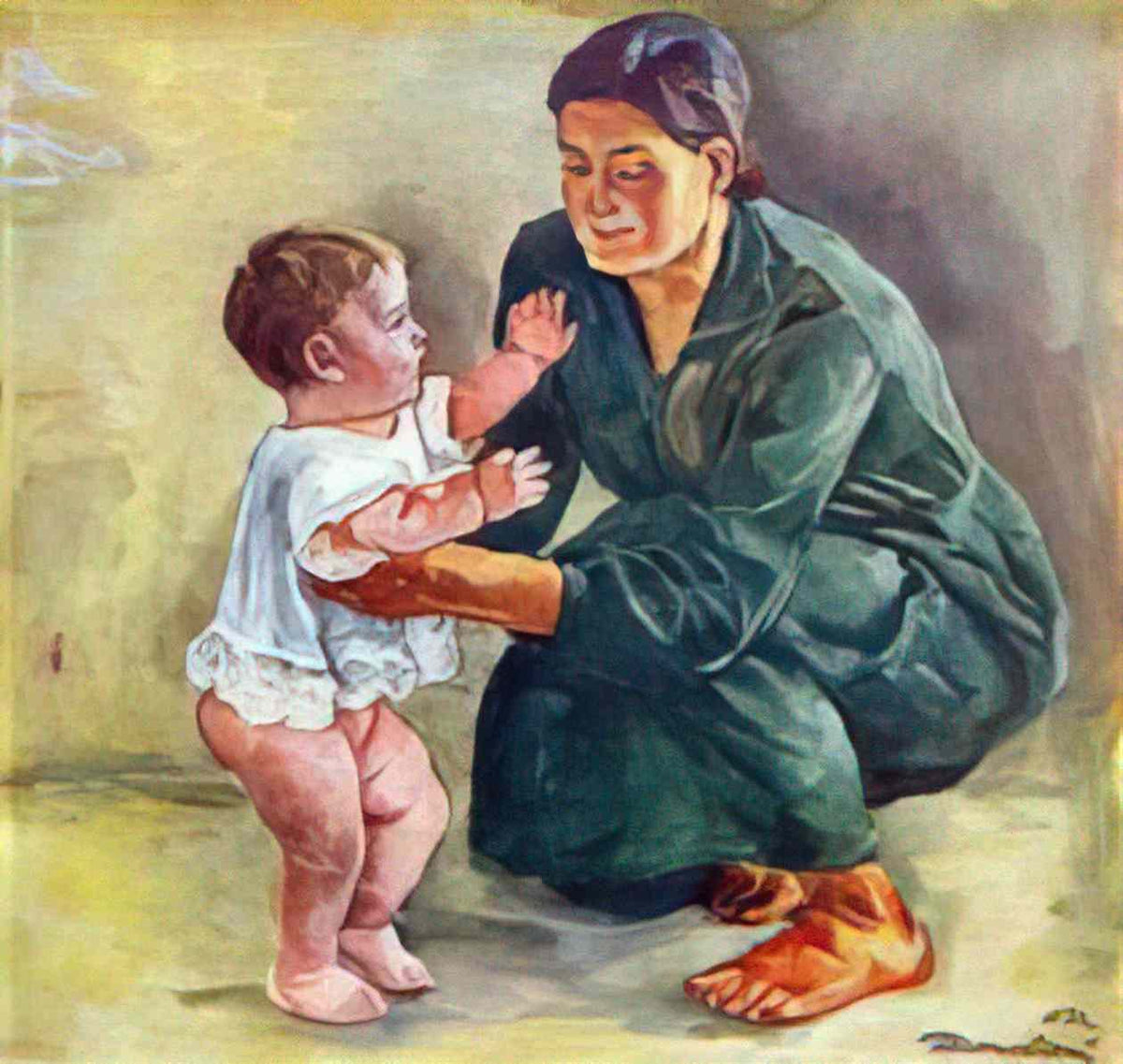 Pyotr Konchalovsky the first step 1932 Art A4 Photo Print