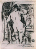 Pyotr Konchalovsky the model behind his back drawing for the painting Art A4 Photo Print