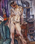 Pyotr Konchalovsky the model by the stove 1917 Art A4 Photo Print