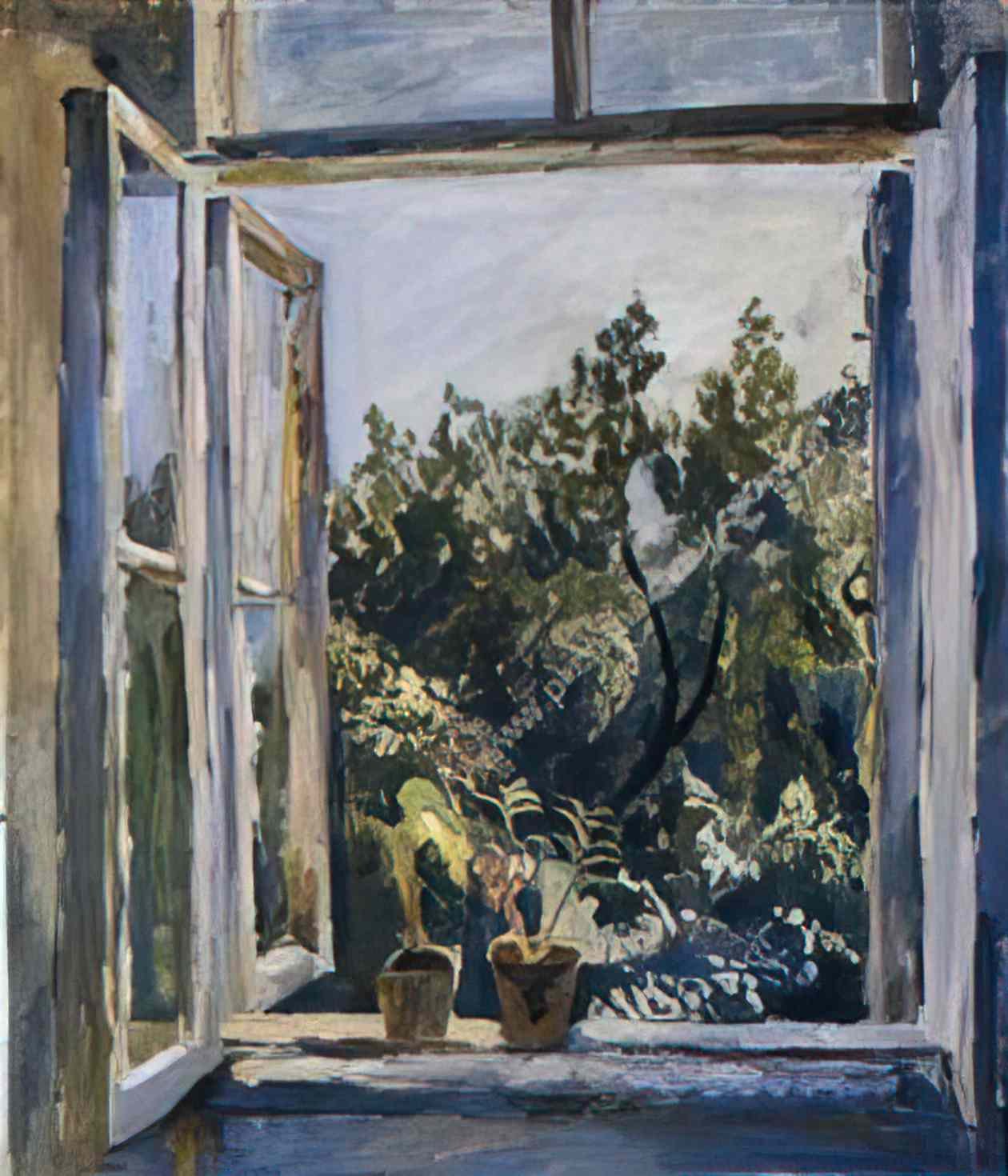 Pyotr Konchalovsky the window balsams 1928 Art A4 Photo Print