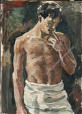 Pyotr Konchalovsky torso of young men 1936 Art A4 Photo Print