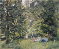 Pyotr Konchalovsky under the trees 1954 Art A4 Photo Print