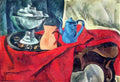 Pyotr Konchalovsky vessels on the red tablecloth 1916 Art A4 Photo Print