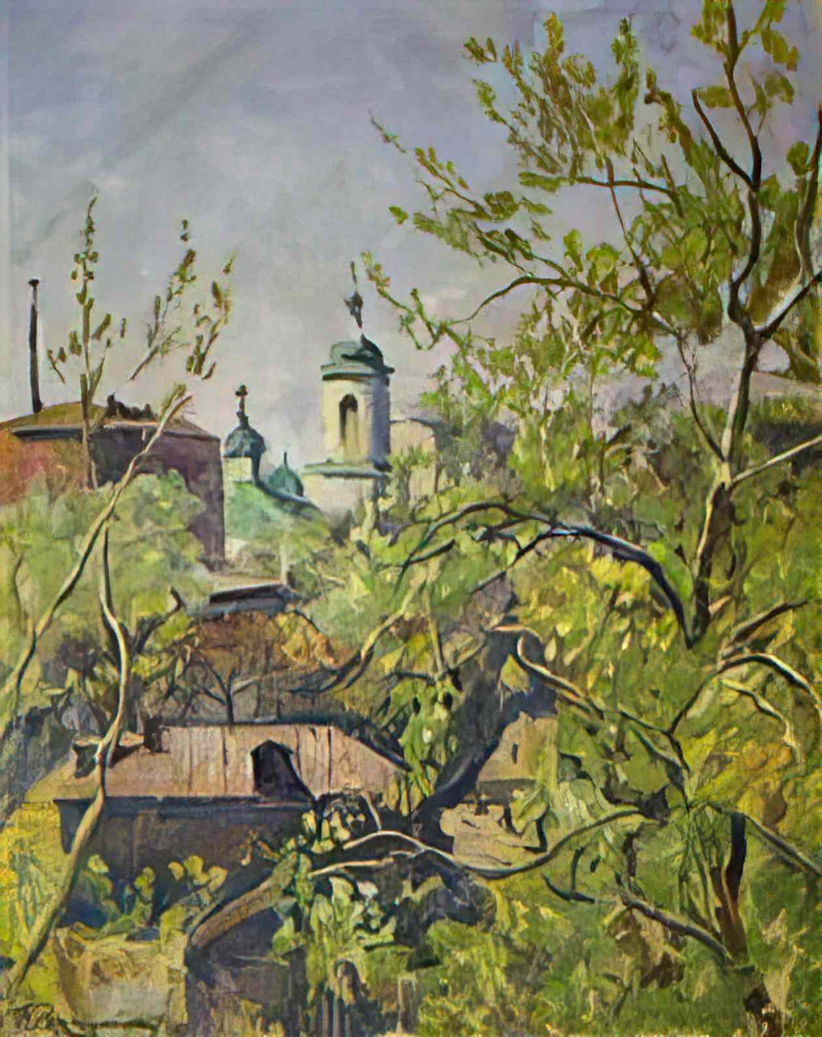 Pyotr Konchalovsky view from window 1943 Art A4 Photo Print