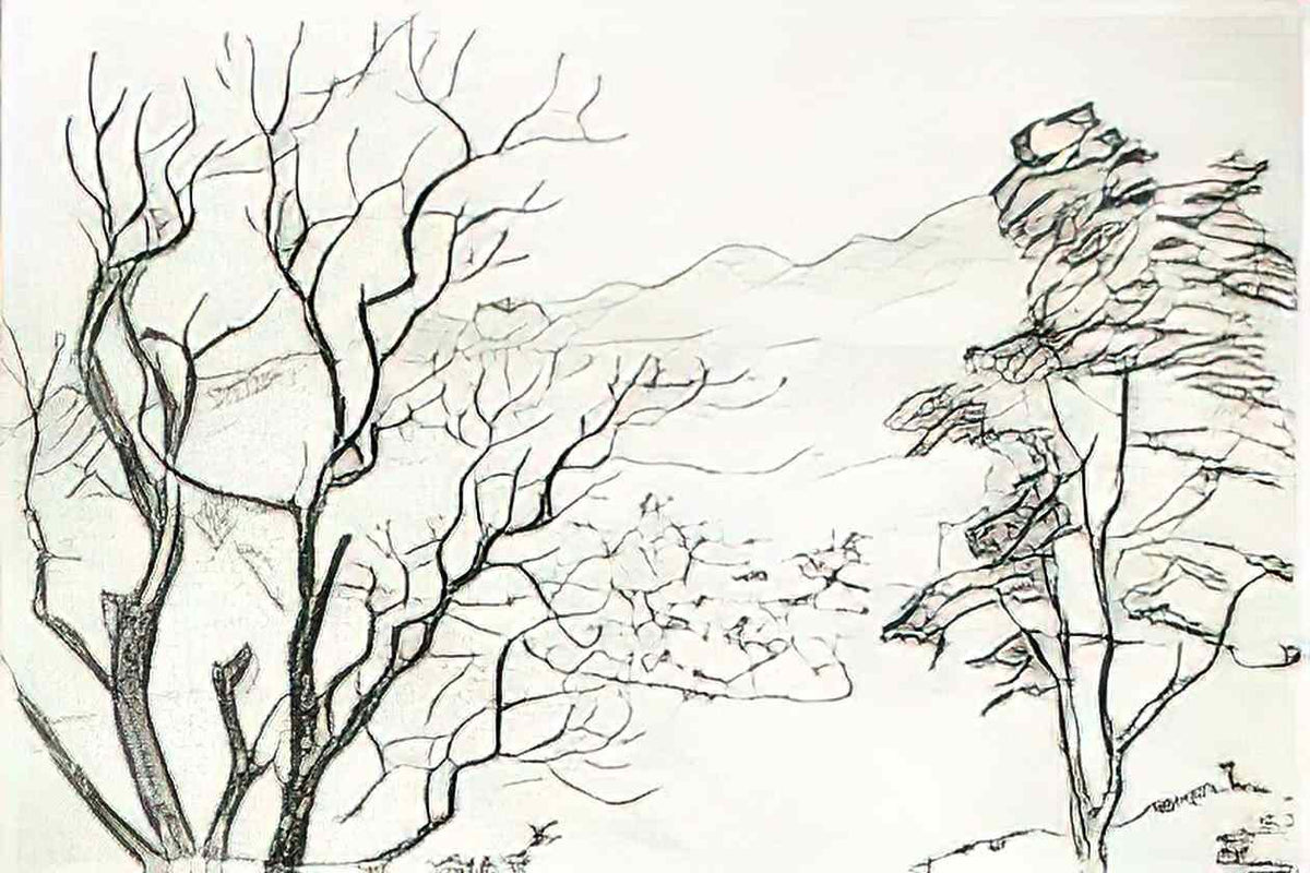 Pyotr Konchalovsky view of mtskheta from the mountain 1927 Art A4 Photo Print
