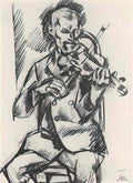 Pyotr Konchalovsky violinist 1918 Art A4 Photo Print