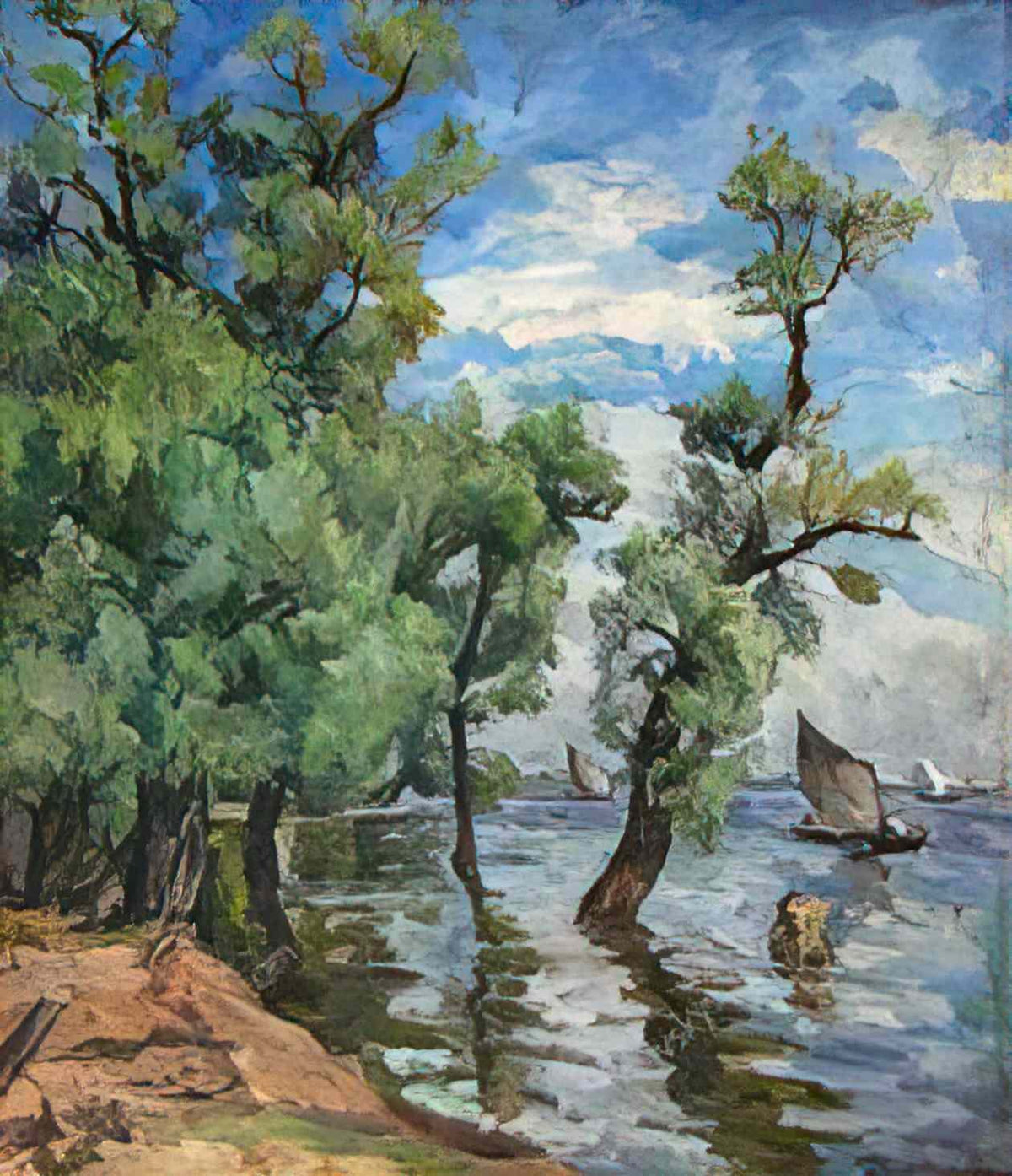 Pyotr Konchalovsky willows on the volkhov 1926 Art A4 Photo Print