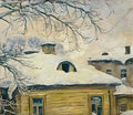 Pyotr Konchalovsky winter rooftops 1942 Art A4 Photo Print