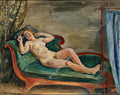 Pyotr Konchalovsky woman on sofa 1930 Art A4 Photo Print