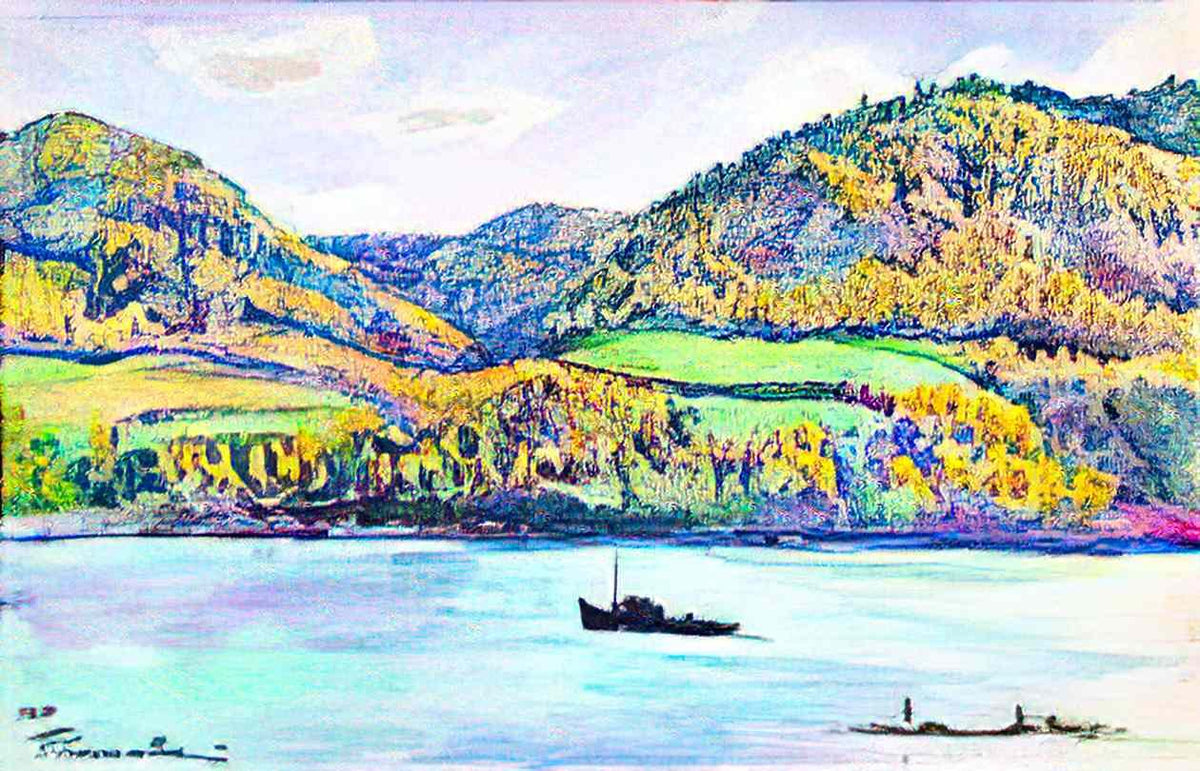 Pyotr Konchalovsky yenisei 1951 Art A4 Photo Print