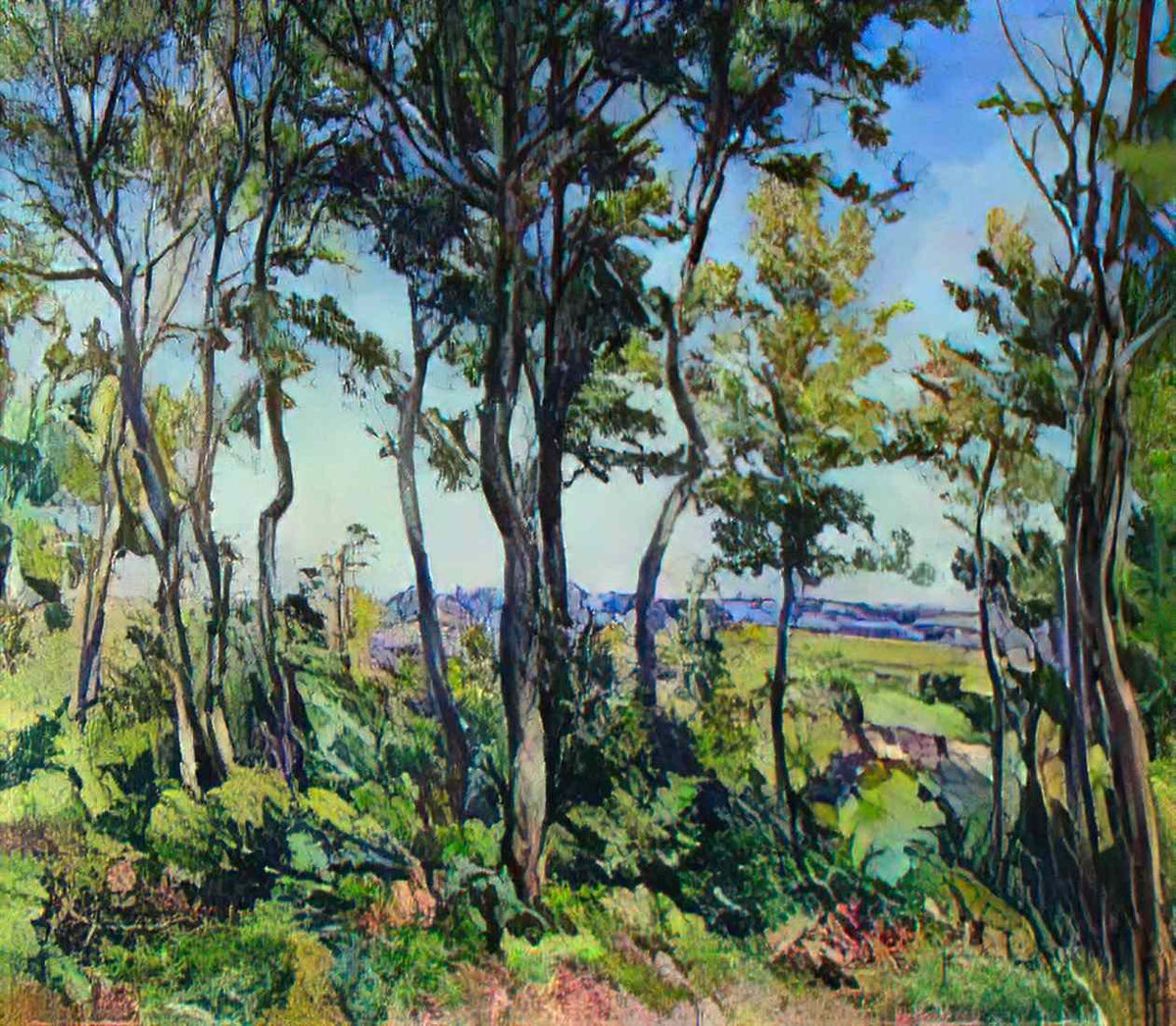 Pyotr Konchalovsky young oaks 1923 Art A4 Photo Print