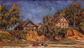 Pyotr Konchalovsky yurevskaya settlement 1926 Art A4 Photo Print