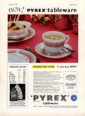 Pyrex Tableware Offer 1950s Vintage Retro Advert Poster