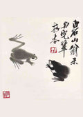 Qi Baishi 2 frogs A4 Photo Print