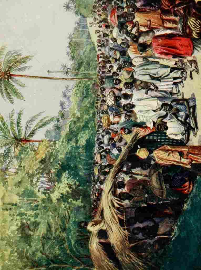 Qua Iboe 1912 Ikotobo Market on the Government road A4 Photo Print
