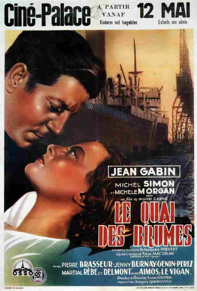 Quai des Brumes Le 01  film star poster A4 Photo Print