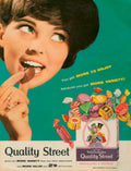 Quality Street Candies 1950s Vintage Retro Advert Poster
