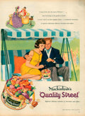 Quality Street Picnic 1950s Vintage Retro Advert Poster