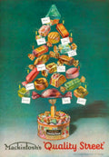 Quality Street Tree 1950s Vintage Retro Advert Poster