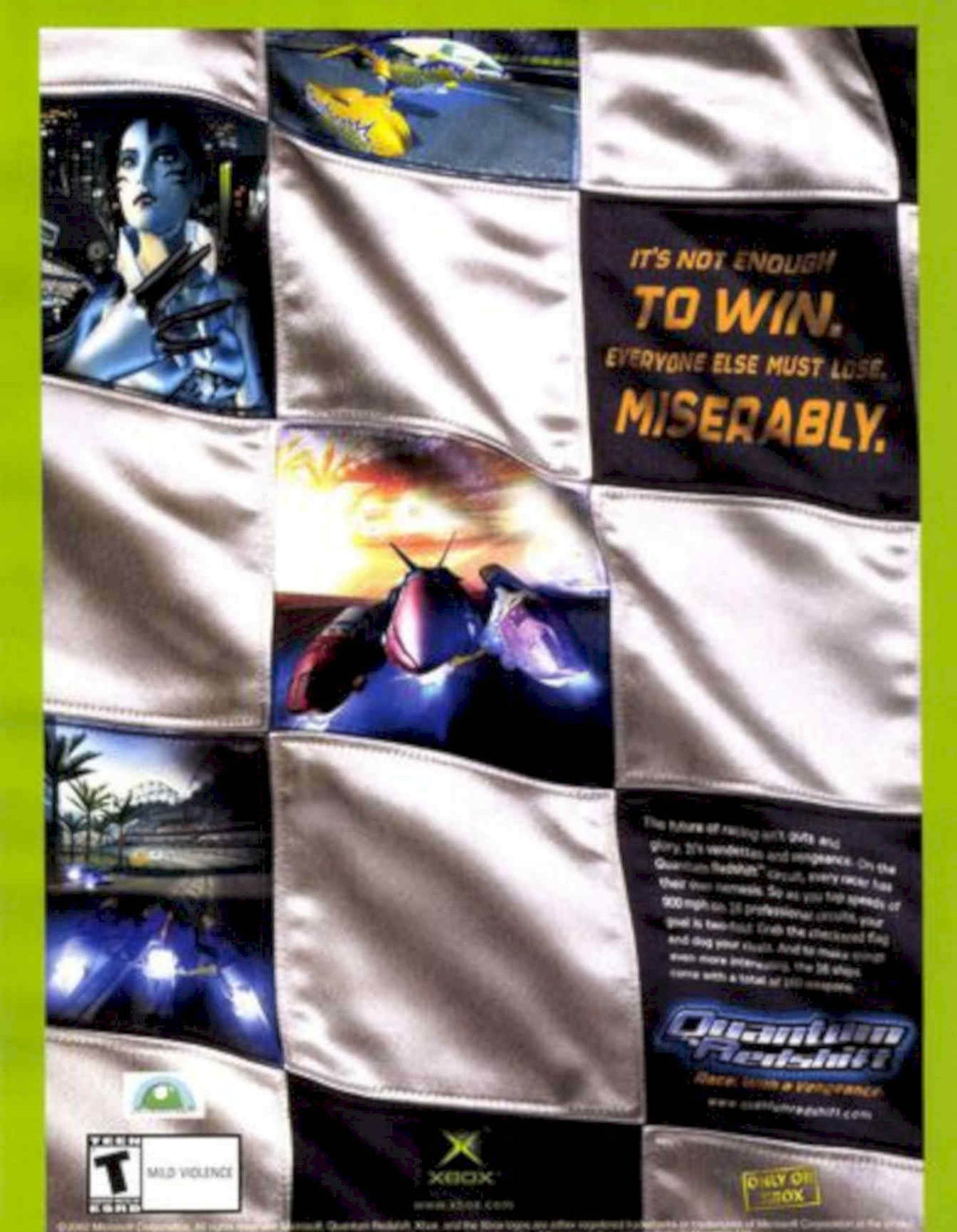 Quantum Breakshift Racer Vintage Retro Advert Poster A4 Photo Print