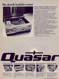 Quasar Stereo System Vintage Retro Advert Poster A4 Photo Print