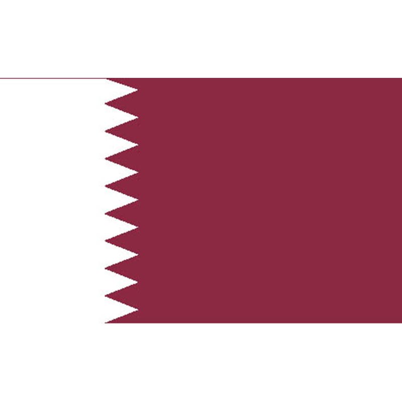 Quatar Flag N1728 A4 Photo Print
