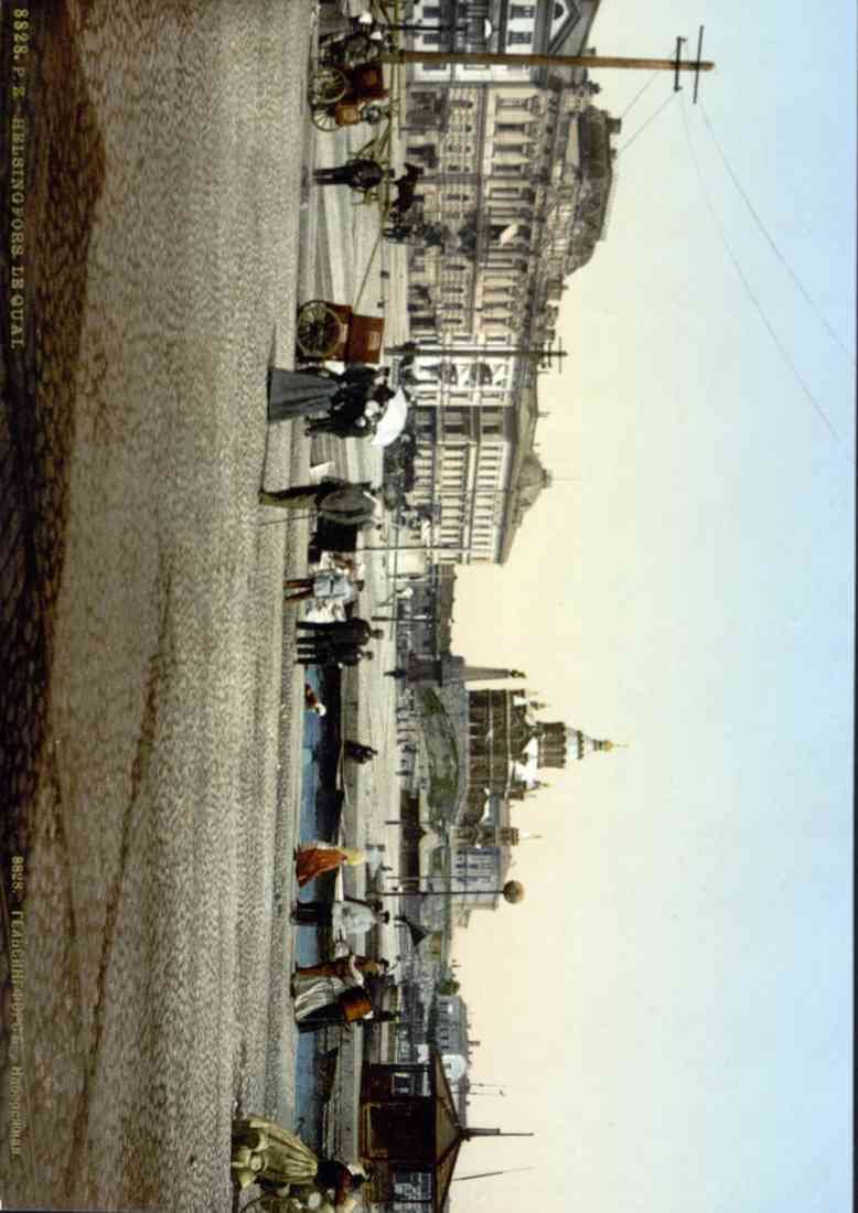 Quay Helsingfors Helsinki Finland 03807u A4 Photo Print