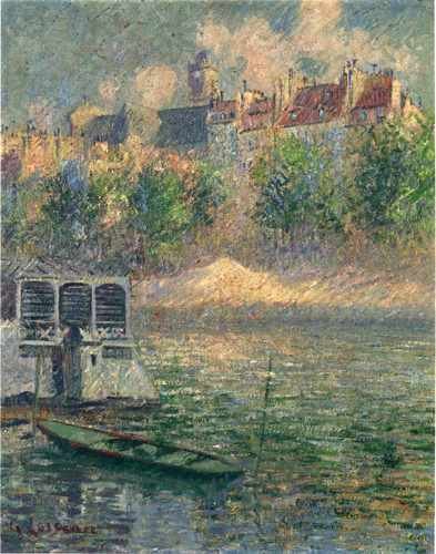 Quay Of The Hotel Deville In Paris A4 Photo Print