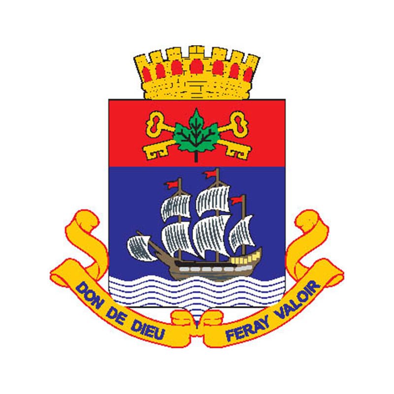 Quebec City Coat Of Arms N3718 A4 Photo Print