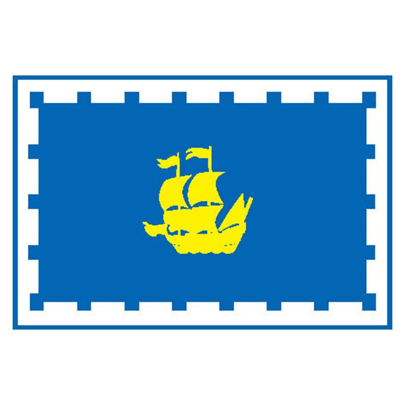 Quebec City Flag N3961 A4 Photo Print