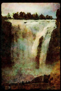 Quebec Rustic 262002 Chutes Montmorency A4 Limited Edition Watercolour Print