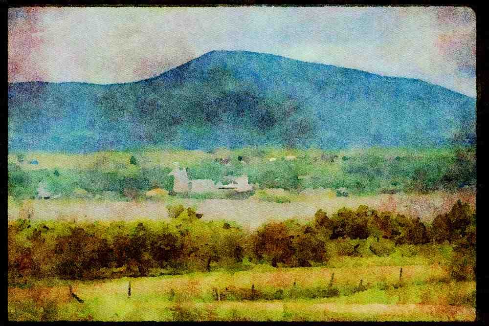 Quebec Rustic 262015 Mont Ste Anne Summer Time A4 Limited Edition Watercolour Print
