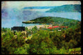 Quebec Rustic 262018 Tadoussac Shoreline A4 Limited Edition Watercolour Print