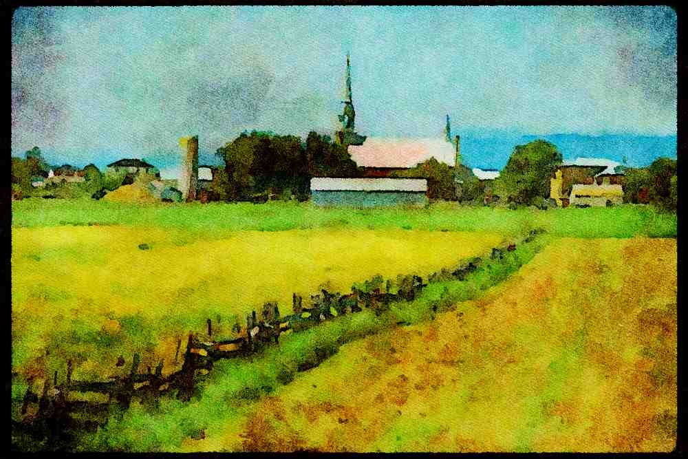 Quebec Rustic 262020 Kamouraska A4 Limited Edition Watercolour Print