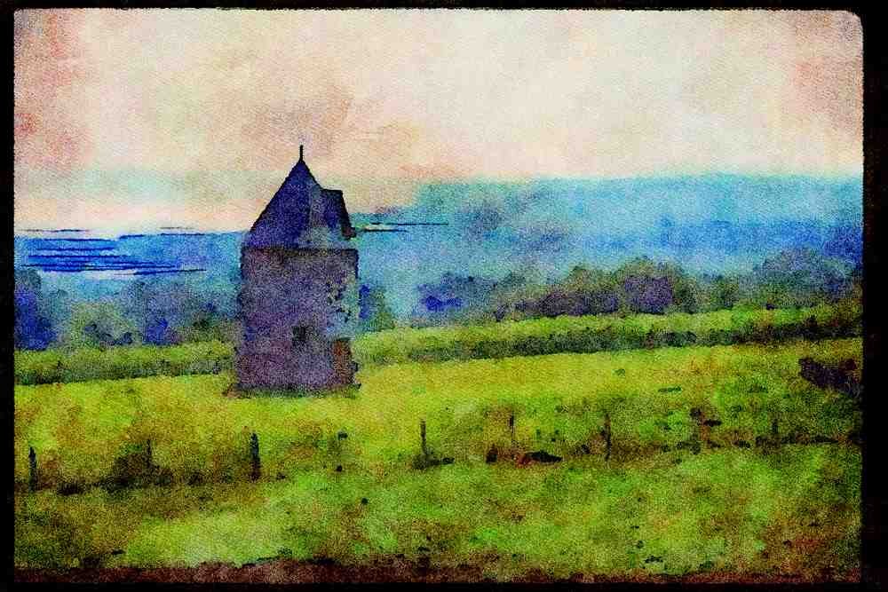 Quebec Rustic 262022 Cap Sante A4 Limited Edition Watercolour Print