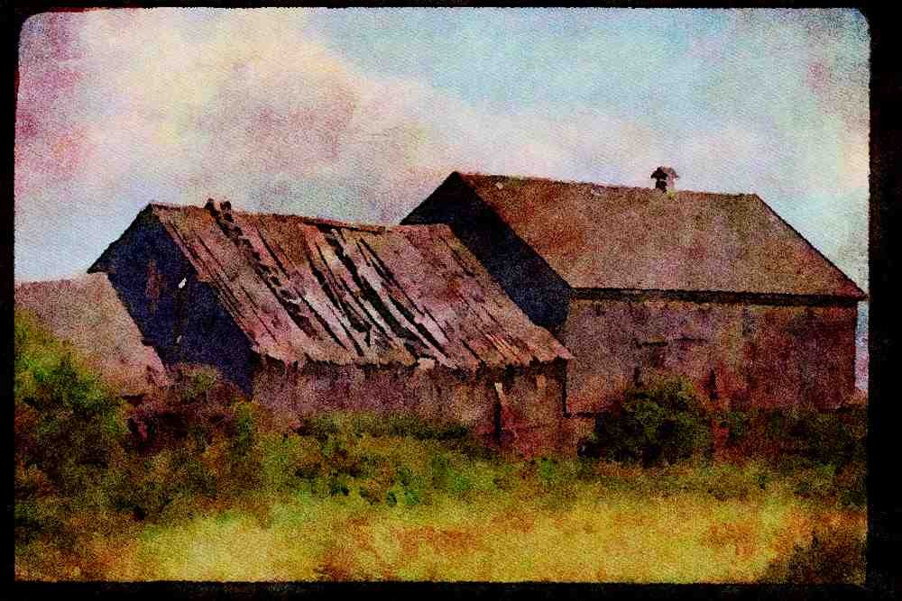 Quebec Rustic 262025 Charlevoix Barn A4 Limited Edition Watercolour Print