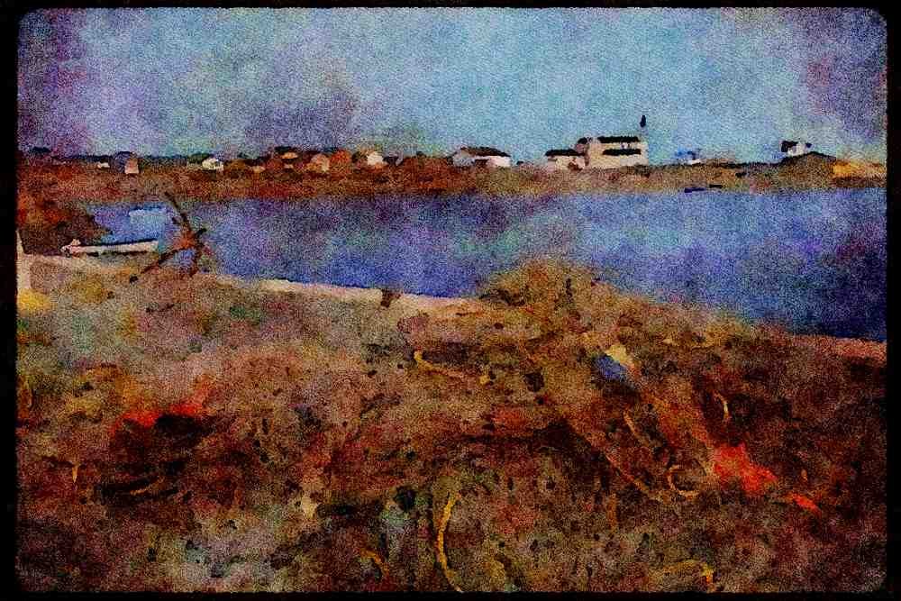 Quebec Rustic 262042 Les Escoumins, Basse Cote Nord A4 Limited Edition Watercolour Print