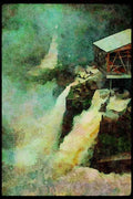 Quebec Rustic 262055 The Saguenay River In March, Charlevoix A4 Limited Edition Watercolour Print
