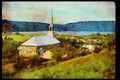 Quebec Rustic 262065 L'Anse St Jean, Charlevoix A4 Limited Edition Watercolour Print