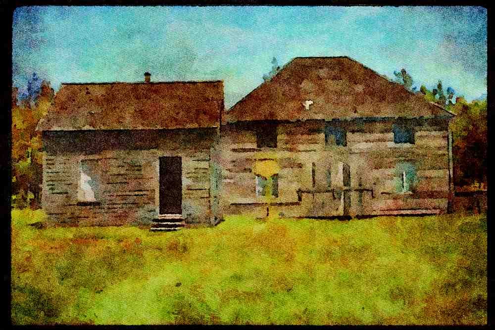 Quebec Rustic 262067 Musee Maria Chapdelaine, Charlevoix A4 Limited Edition Watercolour Print