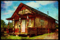 Quebec Rustic 262069 Amerindian House, Pointe Bleue A4 Limited Edition Watercolour Print