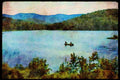 Quebec Rustic 262075 A Paddle Through Parc Du Mont Tremblant A4 Limited Edition Watercolour Print