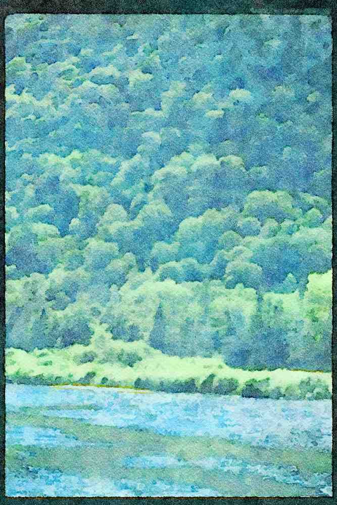 Quebec Rustic 262081 Vallee De La Jacques Cartier A4 Limited Edition Watercolour Print