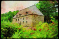 Quebec Rustic 262089 Maison De Monseigneur De Laval A4 Limited Edition Watercolour Print