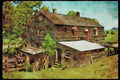 Quebec Rustic 262093 Mill, Kamouraska A4 Limited Edition Watercolour Print