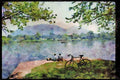 Quebec Rustic 262095 Riviere Richelieu, Vallee Du St Laurent A4 Limited Edition Watercolour Print