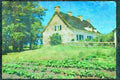 Quebec Rustic 262098 Maison L'Anglais, Kamouraska A4 Limited Edition Watercolour Print
