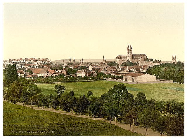 Quedlinburg Hartz Vintage A4 Photo Print