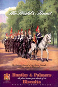 Queens Guard Biscuits 1950s Vintage Retro Advert Poster